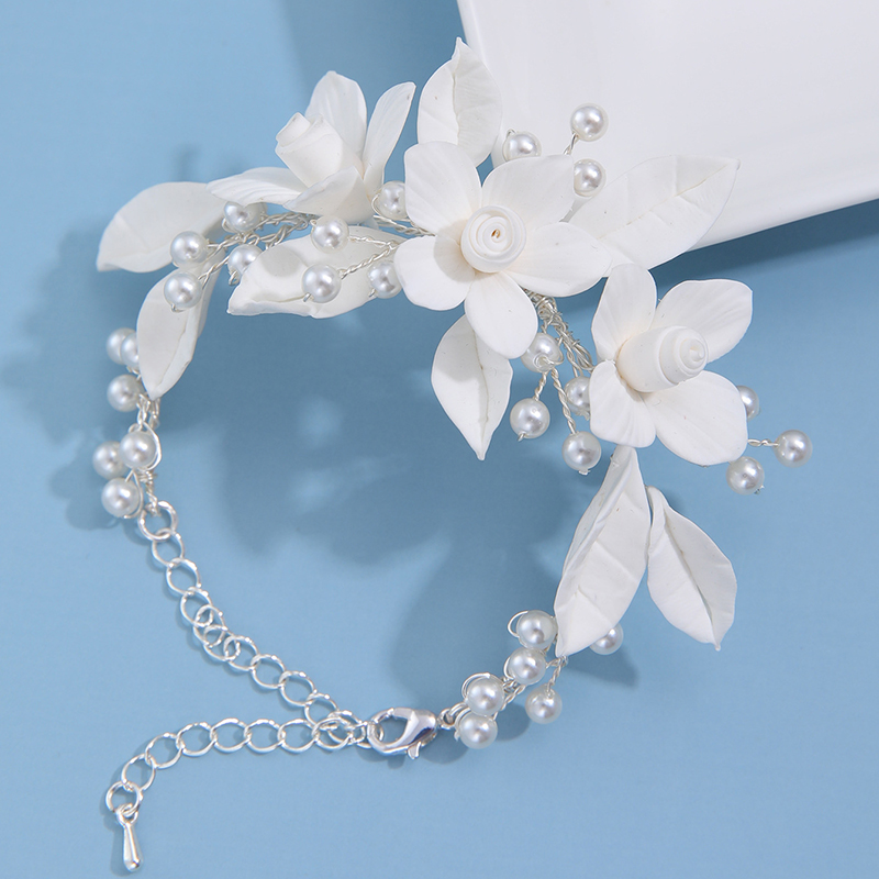 Ins Clay Flower Bridal Bracele - Snake Plant Ceramic บทวิจารณ์และราคา