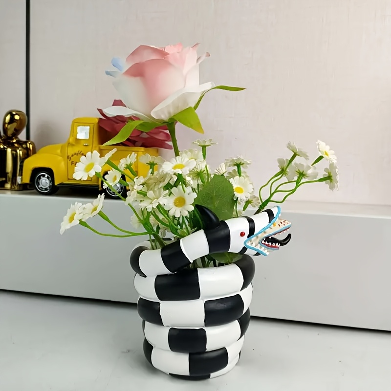 Snake Resin Flower Pot Creativ - Snake Plant Ceramic บทวิจารณ์และราคา