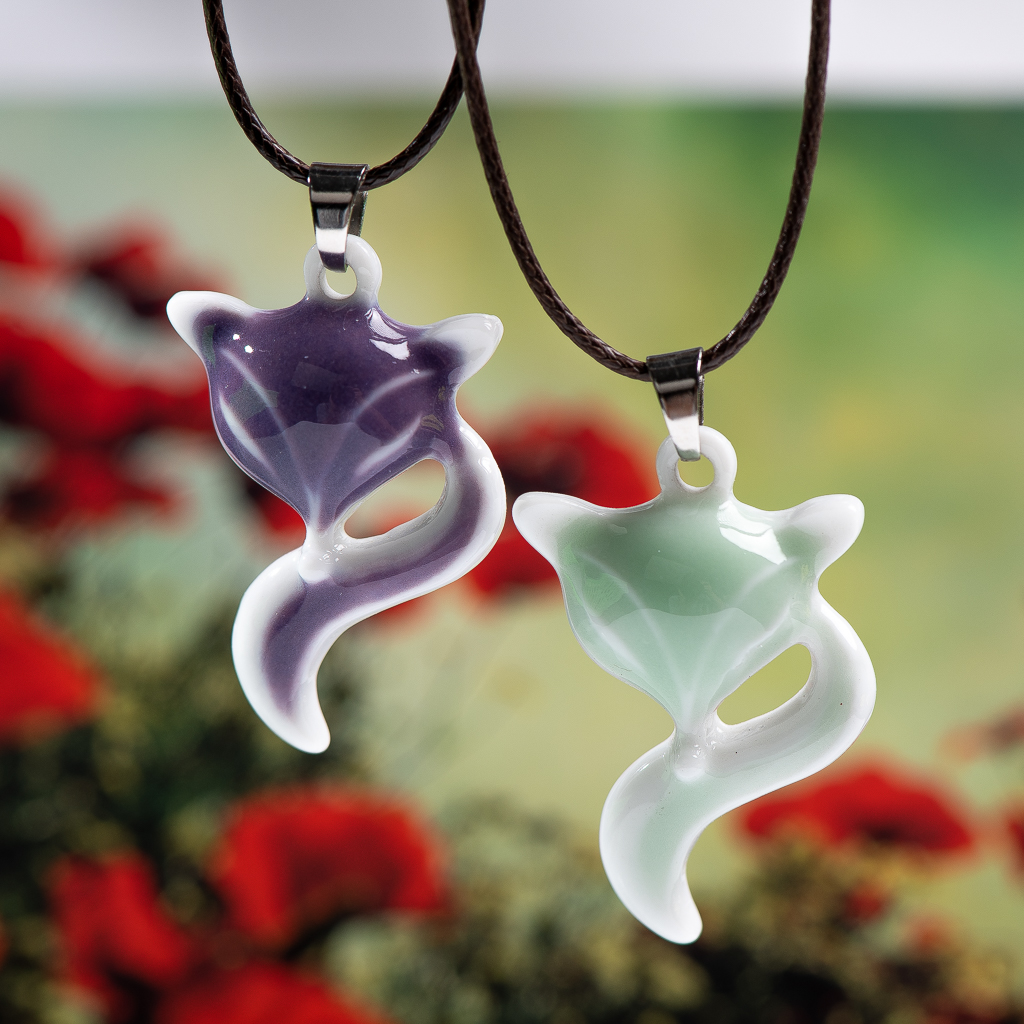 Ceramic Fox Pendant Cute Carto - Snake Plant Ceramic บทวิจารณ์และราคา