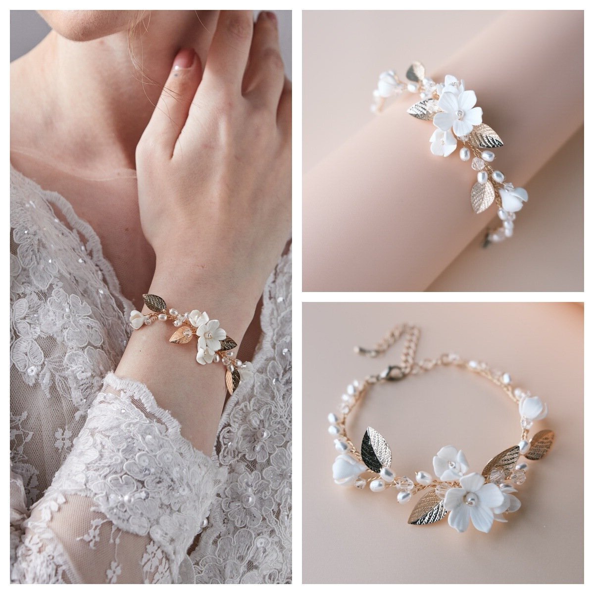 Ins Clay Flower Bridal Bracele - Snake Plant Ceramic บทวิจารณ์และราคา