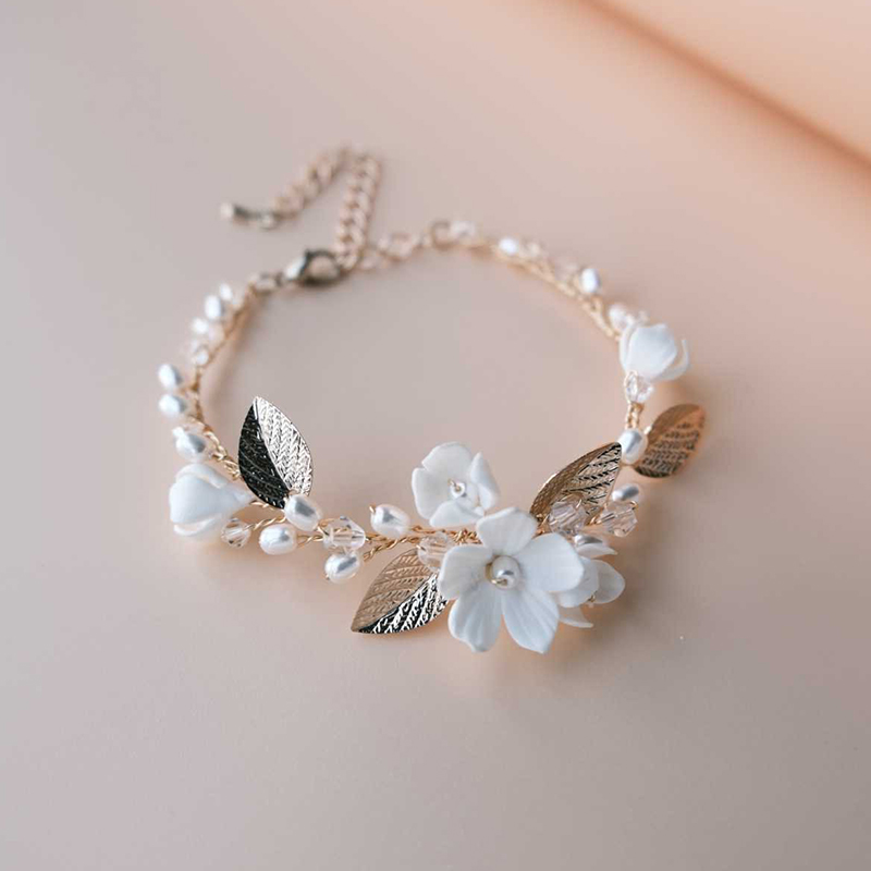 Ins Clay Flower Bridal Bracele - Snake Plant Ceramic บทวิจารณ์และราคา
