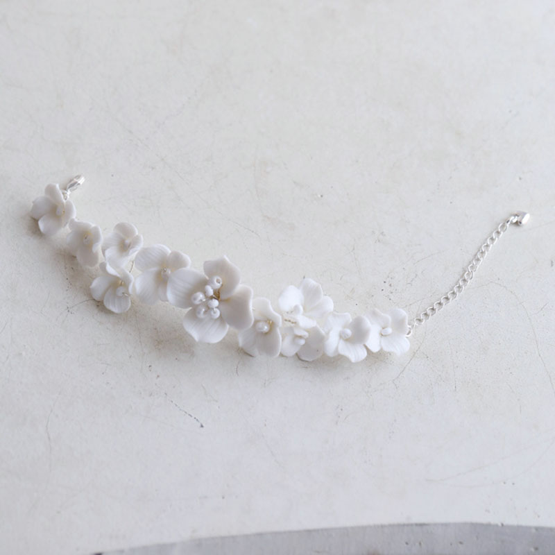 White Porcelain Flower Bridal  - Snake Plant Ceramic บทวิจารณ์และราคา
